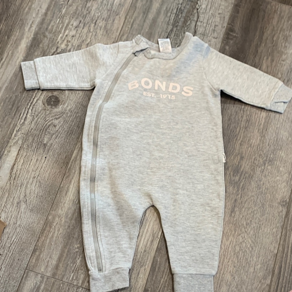 Bonds Light Gray Kids Tracksuit